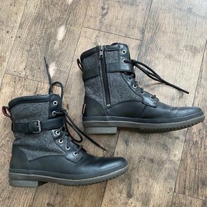 UGG Kesey 7.5 black leather waterproof
